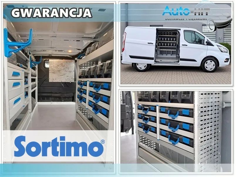 Ford Transit  Custom L1H1 Klima Warsztat Sortimo Przetwornica 230V AUTOMAT 130KM