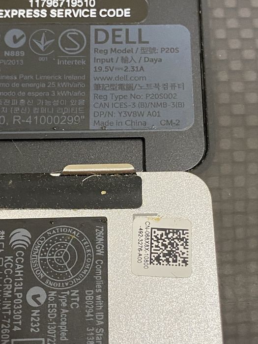 Тоненький Ноутбук Dell XPS P20S core I7