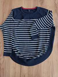 Sweter w paski Tommy Hilfiger S/M | Wełna + Bawełna