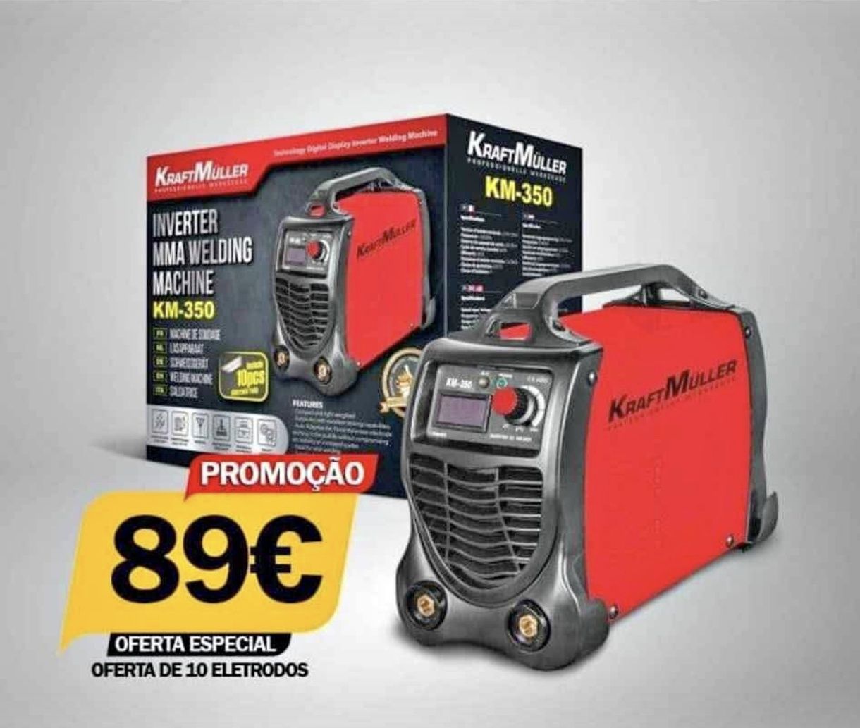 Aparelho de soldar inverter 350Amp eléctrodos