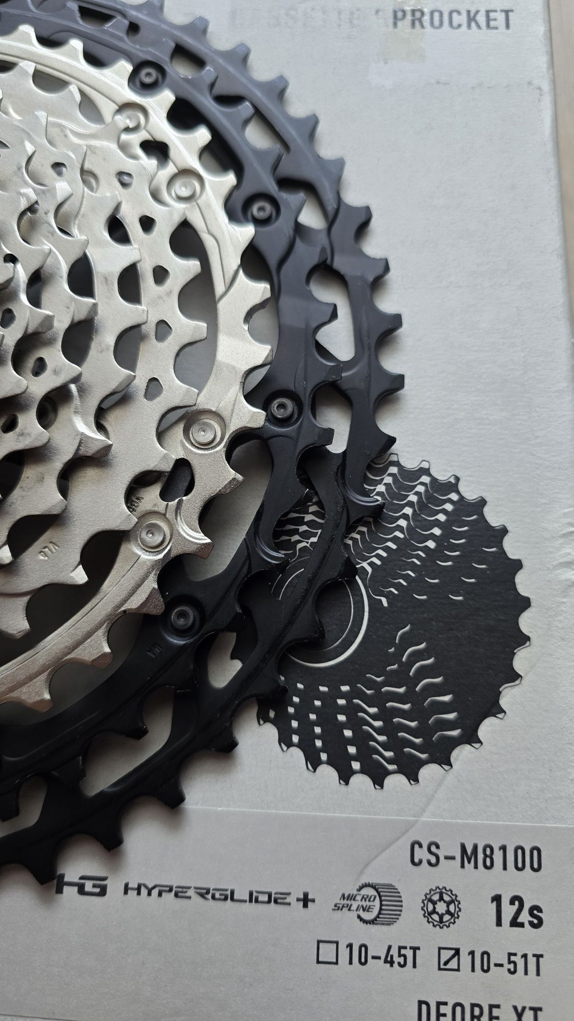 Kaseta shimano xt m8100