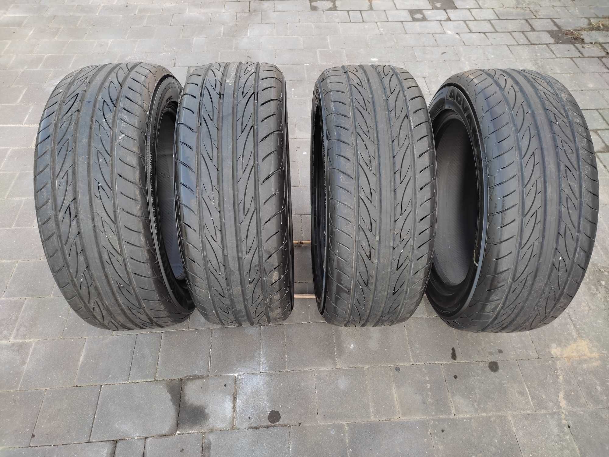 Opony letnie Yokohama Advan Fleva 225/55/R17. 2023r. 1500 km przebieg.