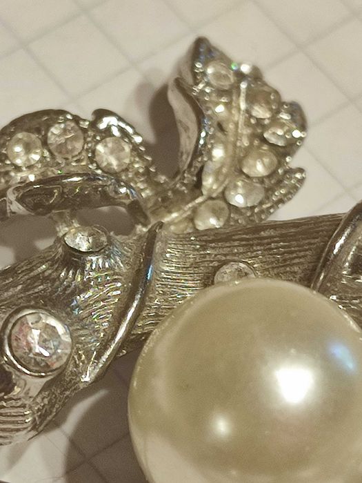 Велика брошка біжутерія, Чехія,до 80-х,стан ідеальний,