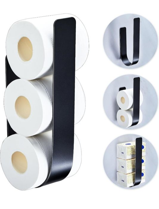 Настінний тримач для рушників, паперу для ванної кімнати, туалету