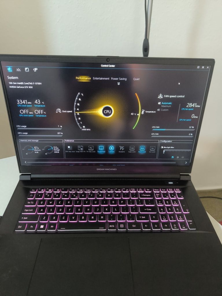 Laptop DM i7 13700H, 17"