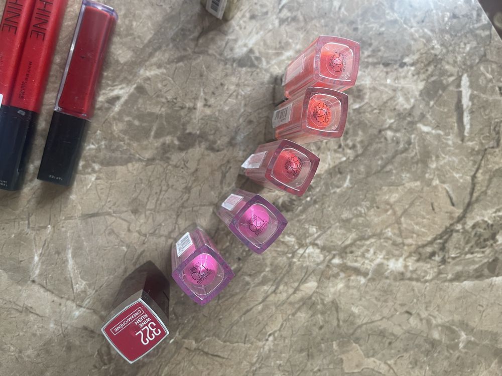 Помади,блиски L'Oréal, Maxfactor,note, Maybelline