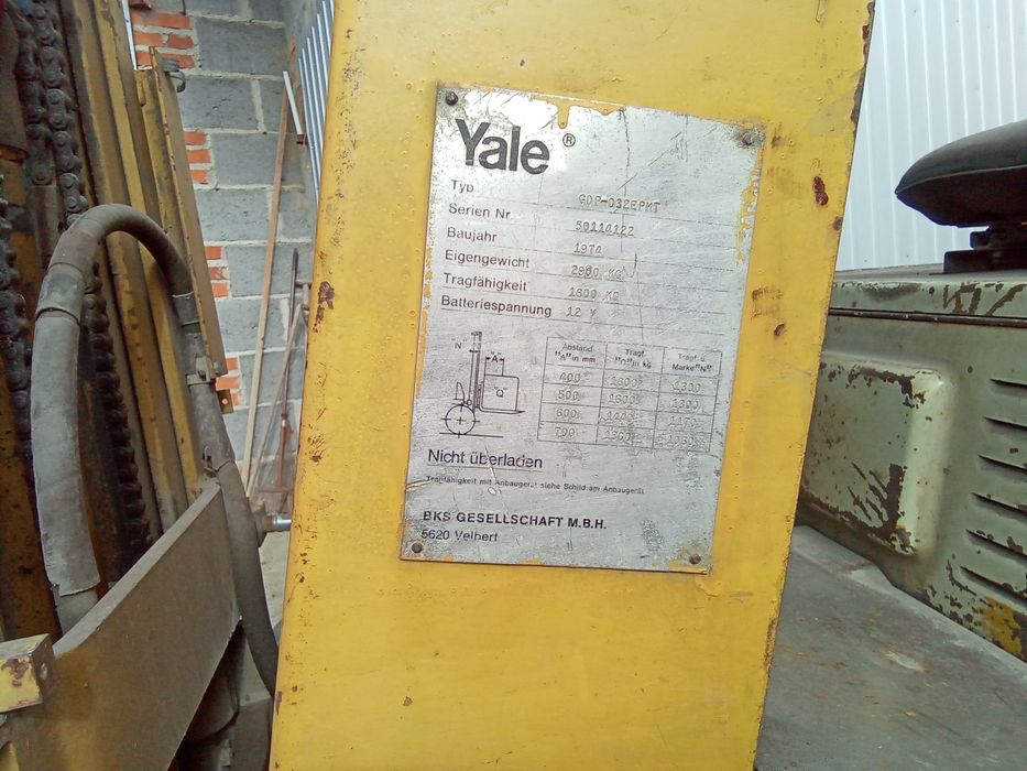 Siedzenie Wózek widłowy Yale