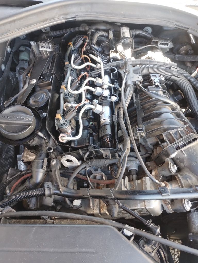 silnik bmw 116 f20 kod silnika n47 D16A przedni pas skrzynia biegów