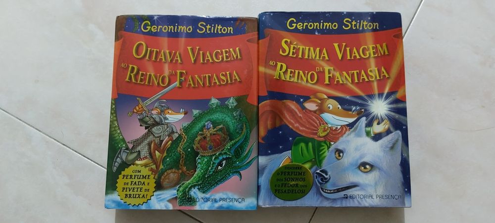 Livros Geronimo Stilton.