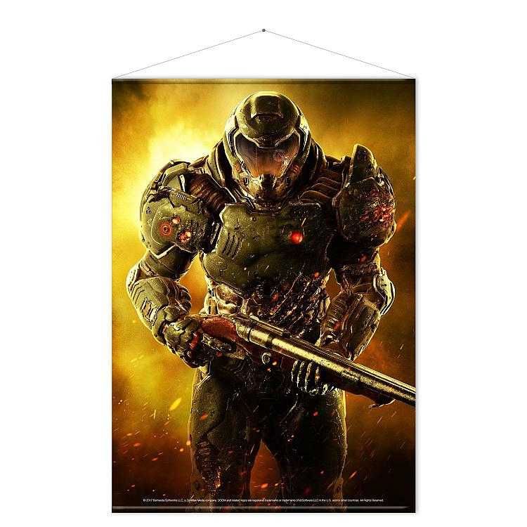 DOOM WallScroll Doom Marine 100 x 77 cm Posters Plakat