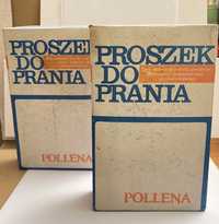 Proszek do prania Pollena 2 szt. lata 70 PRL