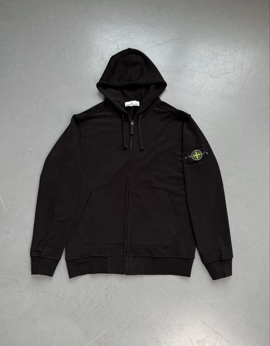 Кофта Stone Island | Зіпка Стон Айленд | Мужской Стоник Черный Чорний