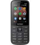 Мобільний телефон Nomi i2403 Black чорного кольору