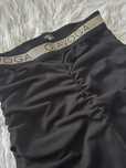 Legginsy ola voga marszczenie push up logowane spodnie