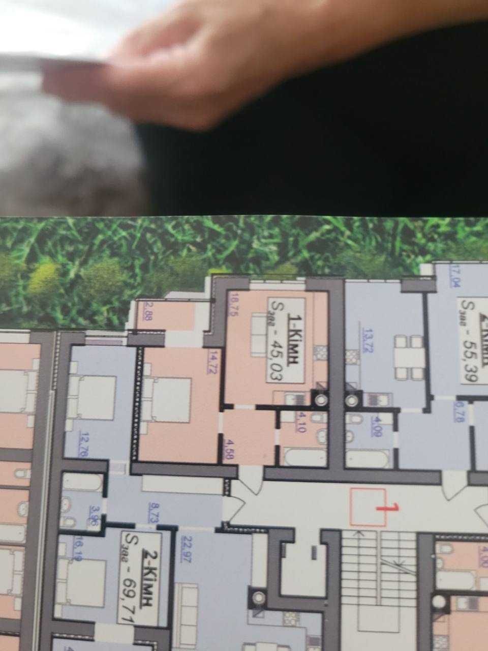Продаю 1к квартиру в новобудові котел у подарунок.Каскад.Газове опален