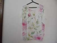 Tshirts de senhora as flores