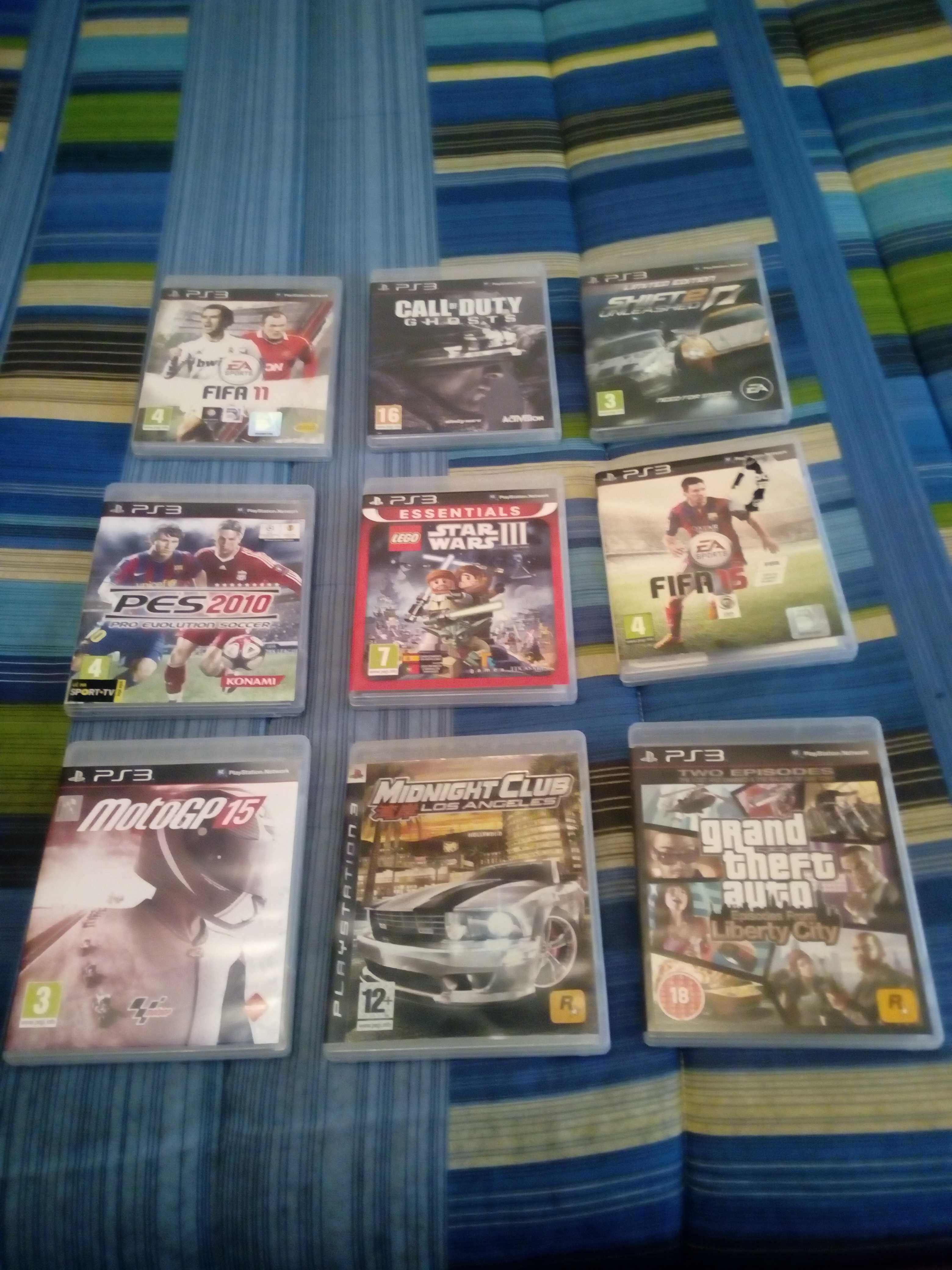 Vendo jogos ps3 praticamente novos