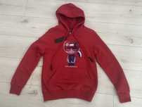 Nowa Czerwona damska bluza z kapturem Karl Lagerfeld  S