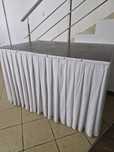 Skirting (falbana)  do stołu bakietowego 410 cm