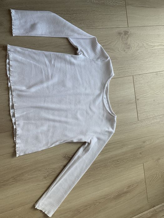 Bluzka biała rozmiar 110/116 H&M