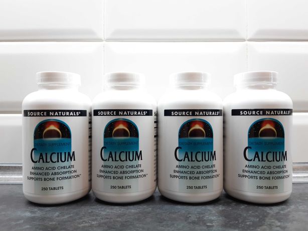 Source Naturals, кальций хелат (250 таб. по 200 мг), calcium chelate