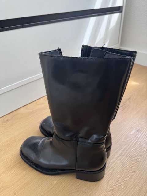 Botas de cano alto pretas - mango