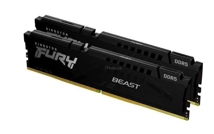 Оперативная память 32gb озу RAM DDR5  5600Mhz Kingston FURY (4*8Gb)