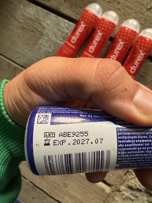 Żel intymny Durex nowy original oraz strawberry