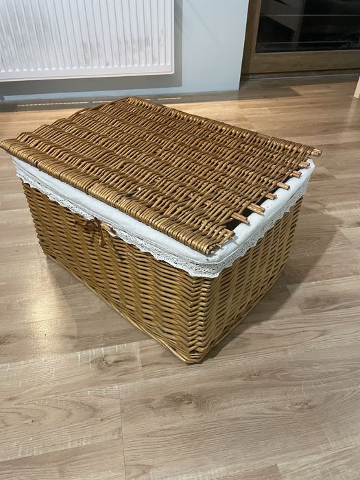 Kosz wiklinowy duży pojemnik