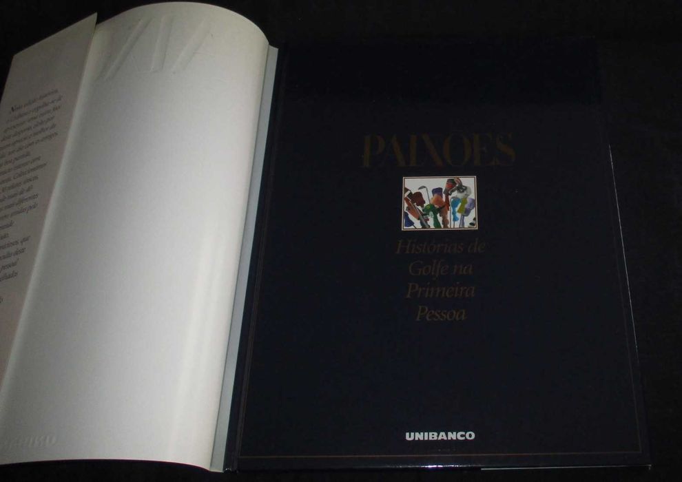 Livro Paixões Histórias de golfe na Primeira Pessoa