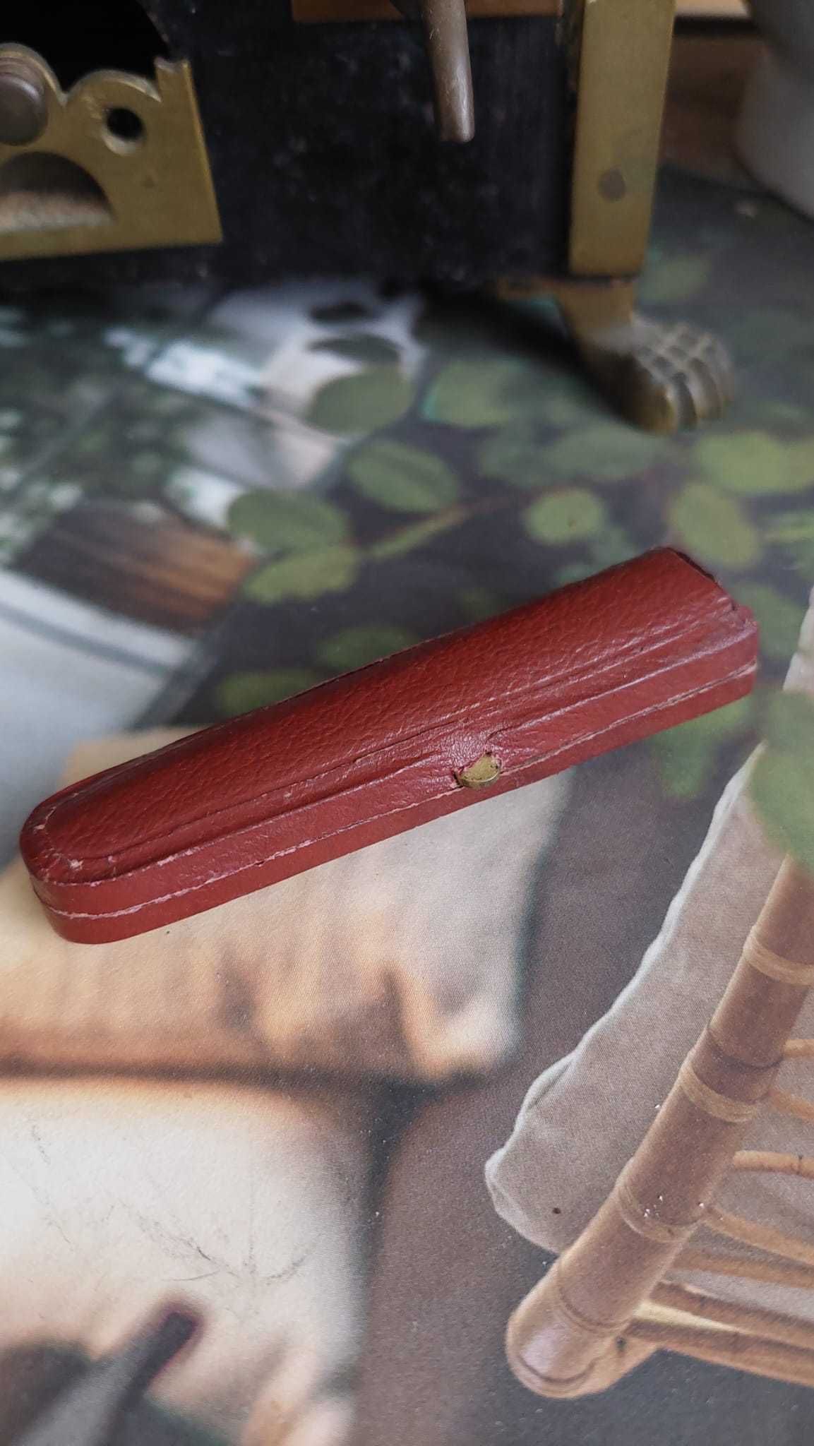 Cachimbo Meerschaum âmbar com caixa