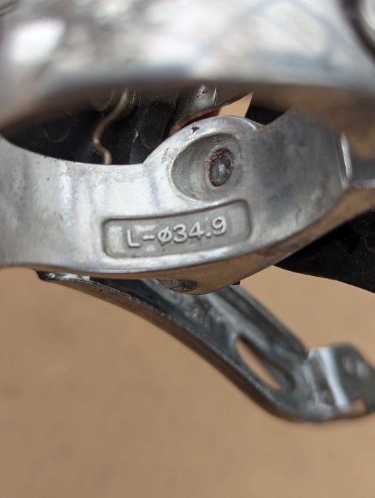 Przerzutka przednia retro Shimano DEORE XT FD-M739 obejma 34.9mm  P50