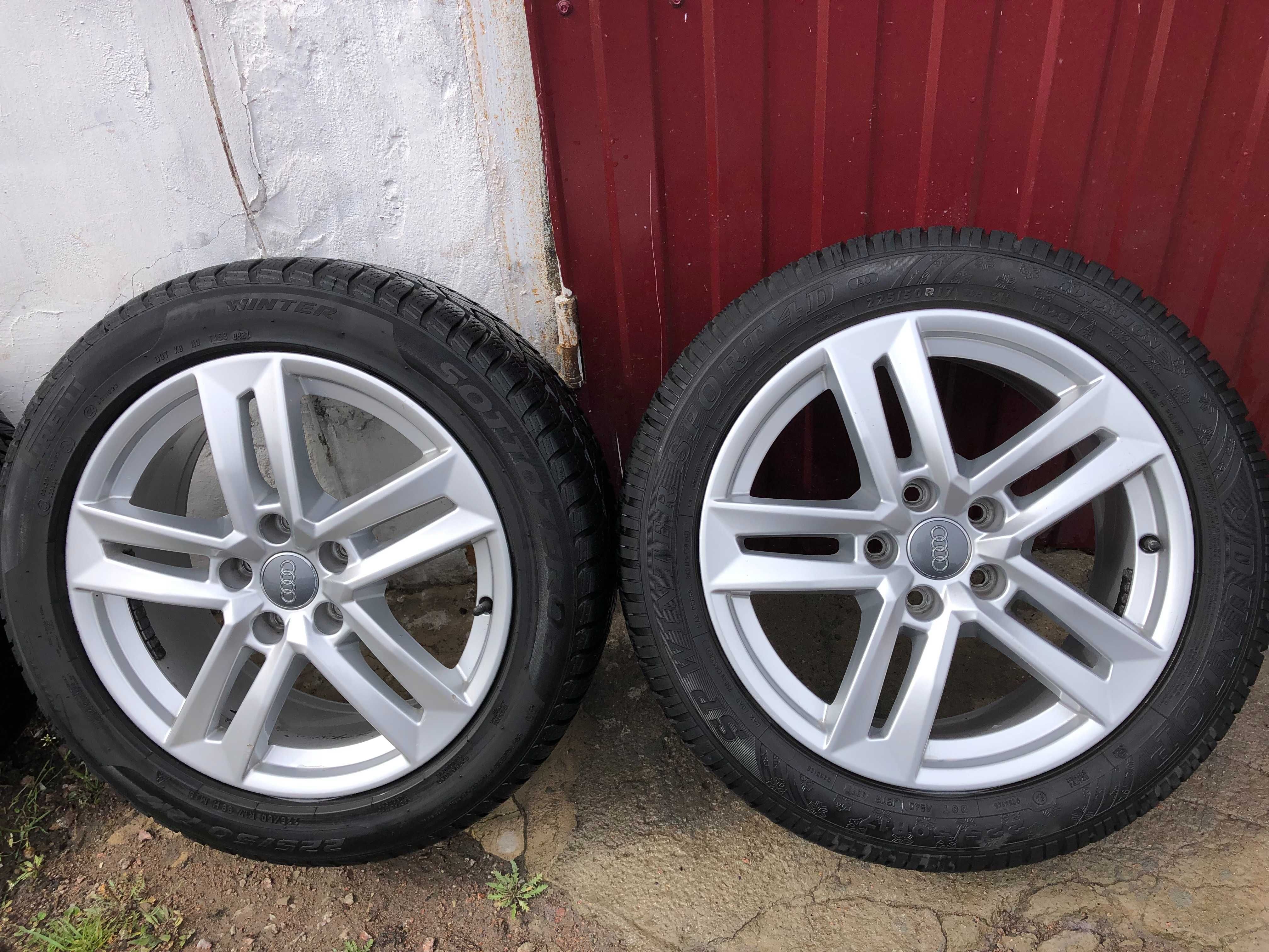 Шины диски б.у Audi Original 5.112 R17 ET42 7J 225 50 R17 цена за1 шт