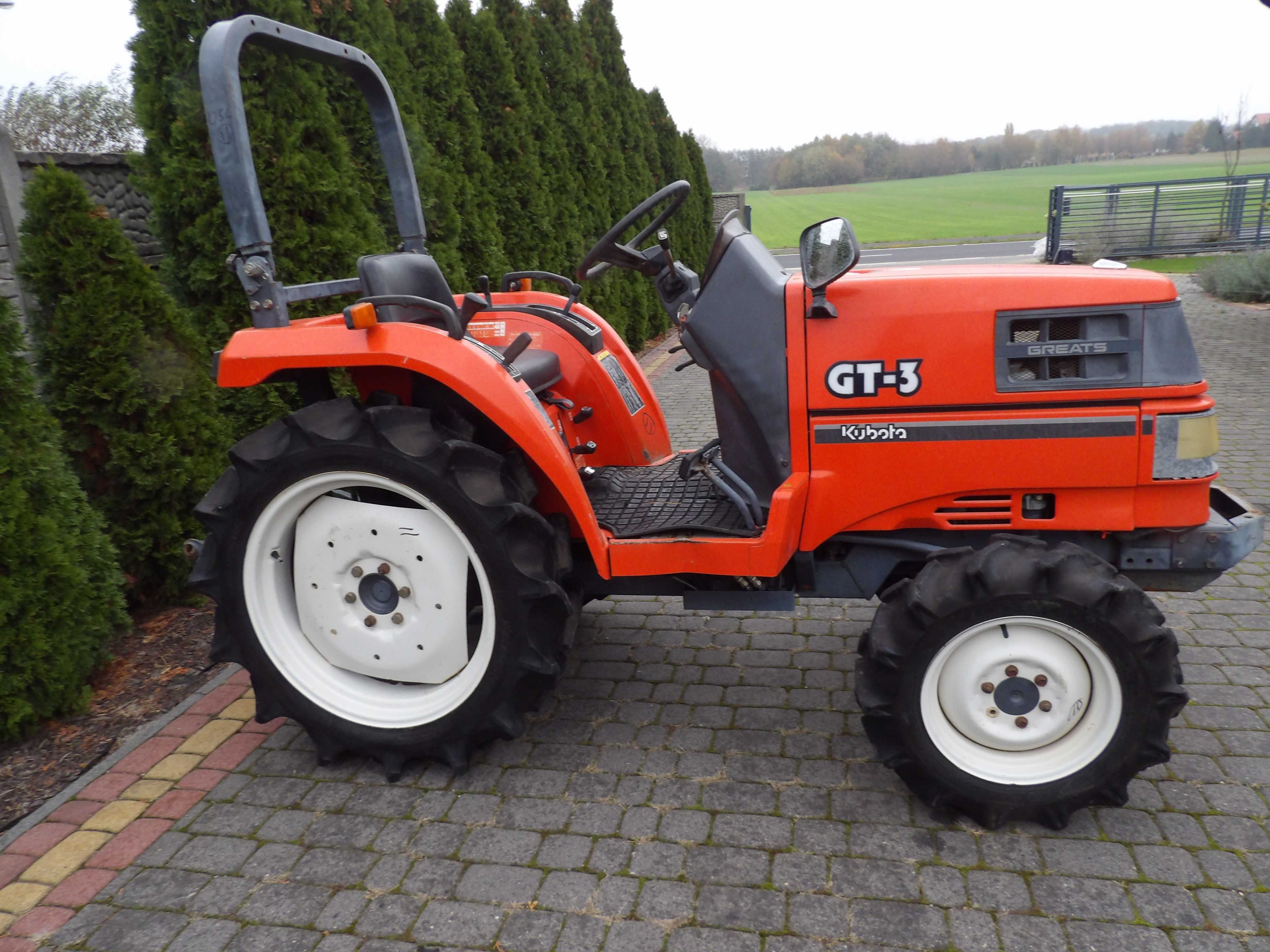 Kubota GT 3 4x4 21 KM Wspomaganie mini traktor ogrodniczy yanmar iseki