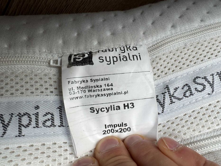 Materac Fabryka Sypialni Sycylia H3 Impuls 200x200