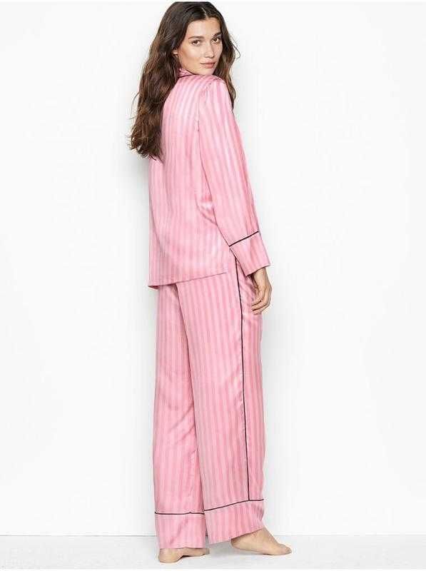 Піжама victoria's secret satin long pajama set