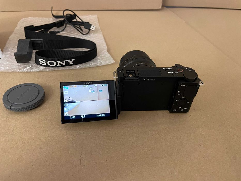 Sony ZV-E10 + 16-50mm Body + Obiektyw Vlogging Nowy Gwarancja prod