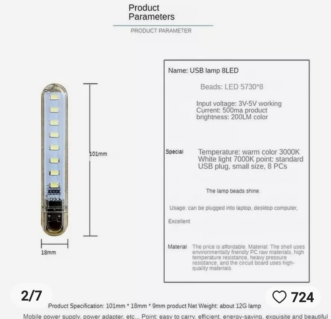 Soshine Led 3, мини Led, 2 вида, светильник.