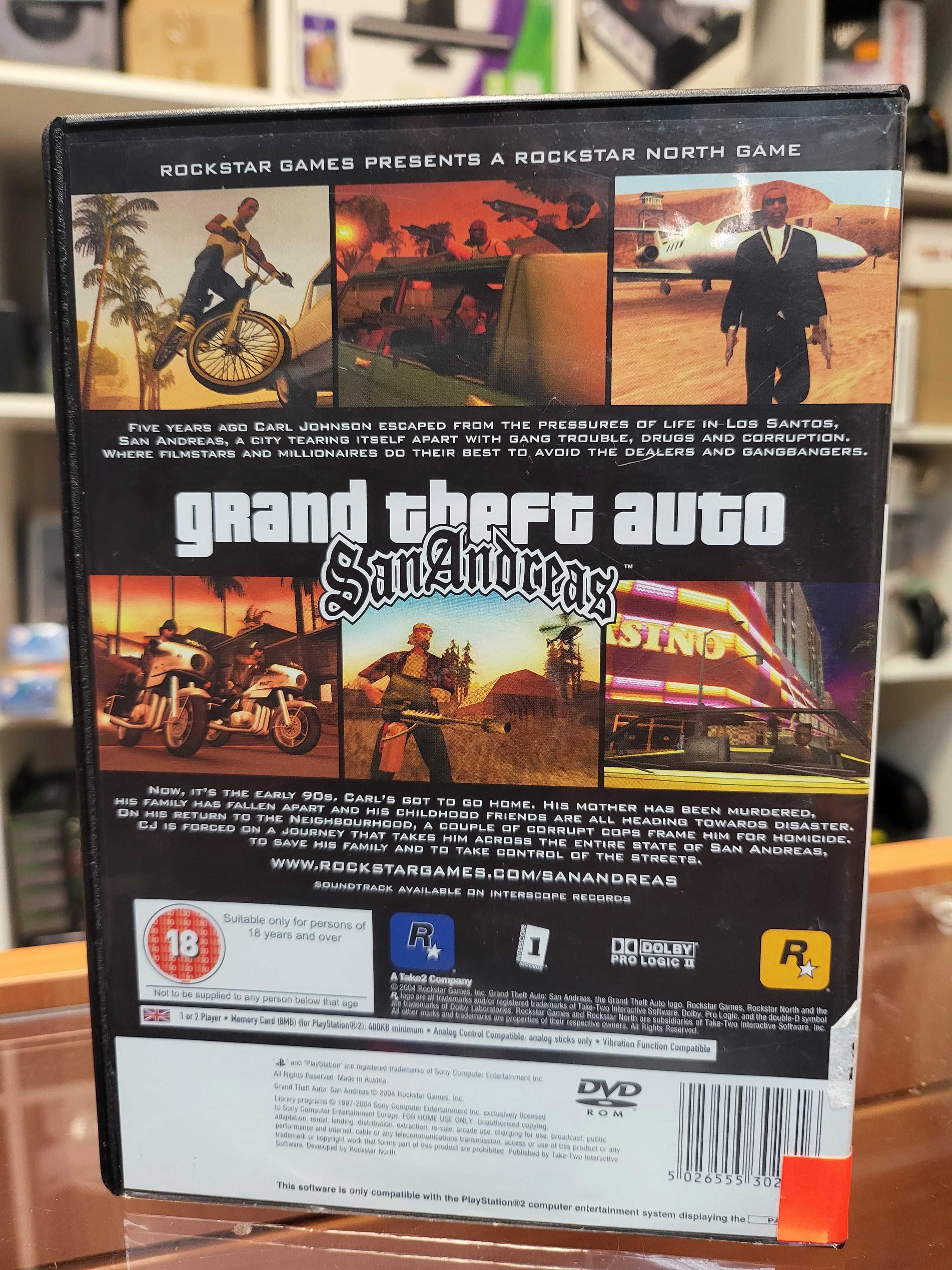 GTA San Andreas PS2 ANG Wymiana Skup SklepRetroWWA