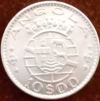 Moedas de Angola 1969 de 10$00