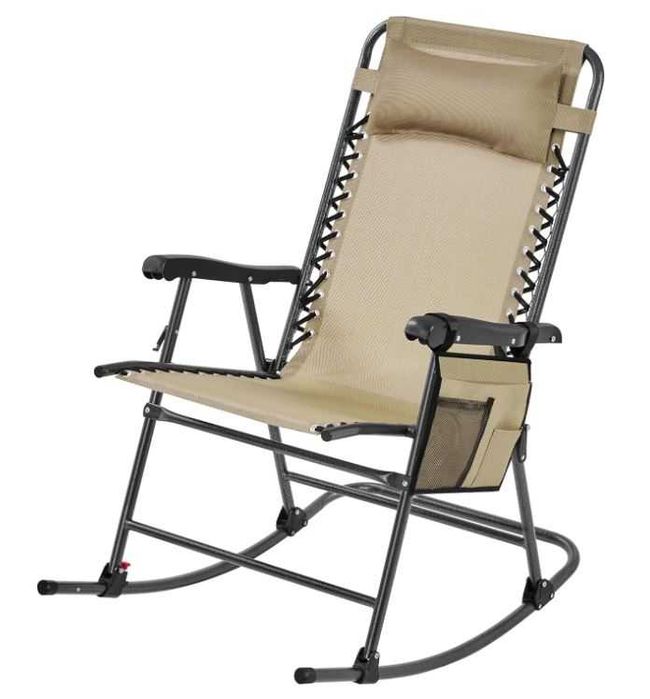 ogrodowy fotel bujany