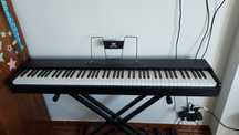 Piano de teclado portátil.