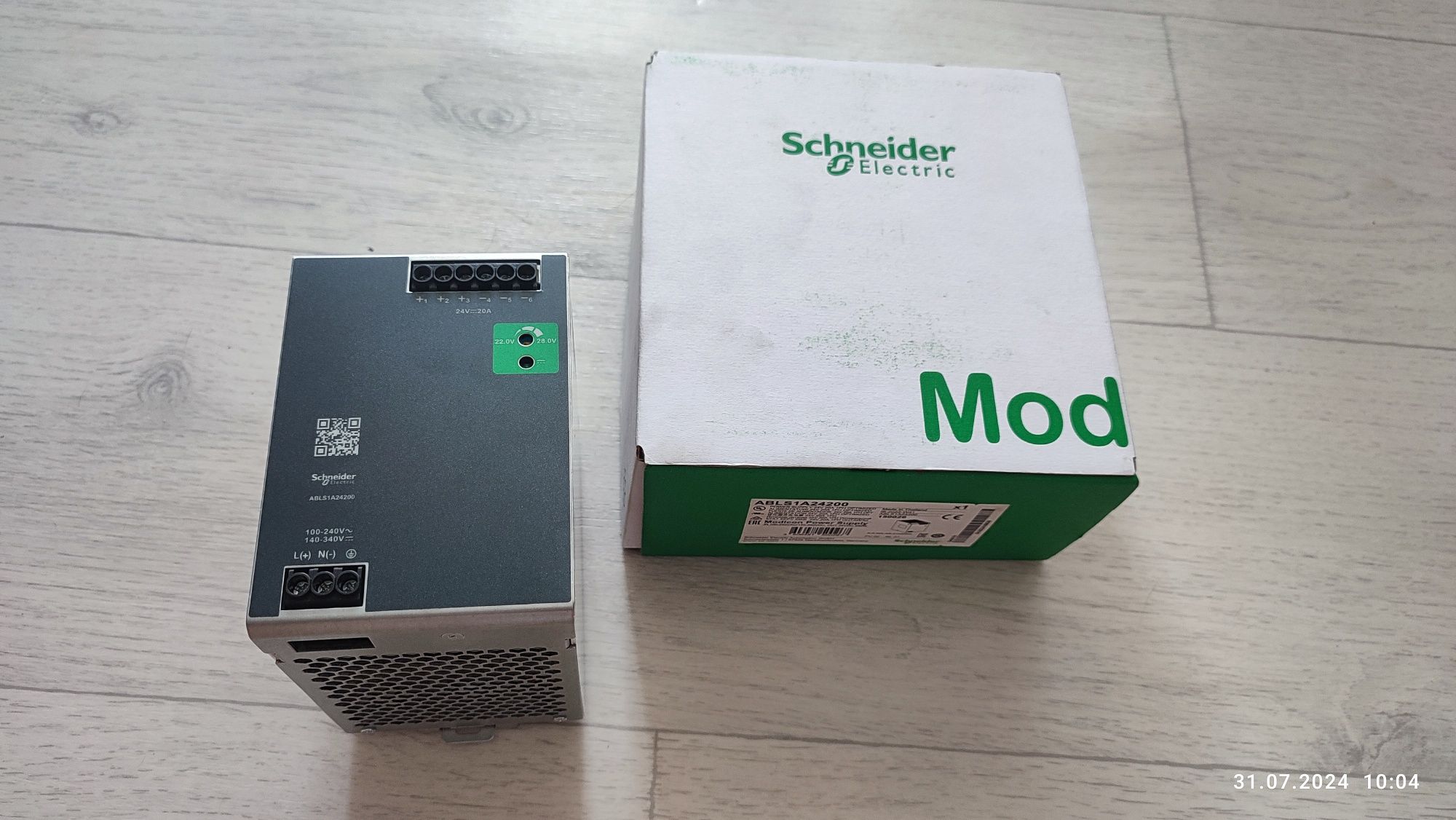 БЛОК ЖИВЛЕННЯ ОПТИМІЗОВАНИЙ 1Ф 24В 20A, Schneider Electric ABLS1A24200