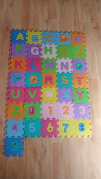 Mata puzzle piankowe alfabet i liczby