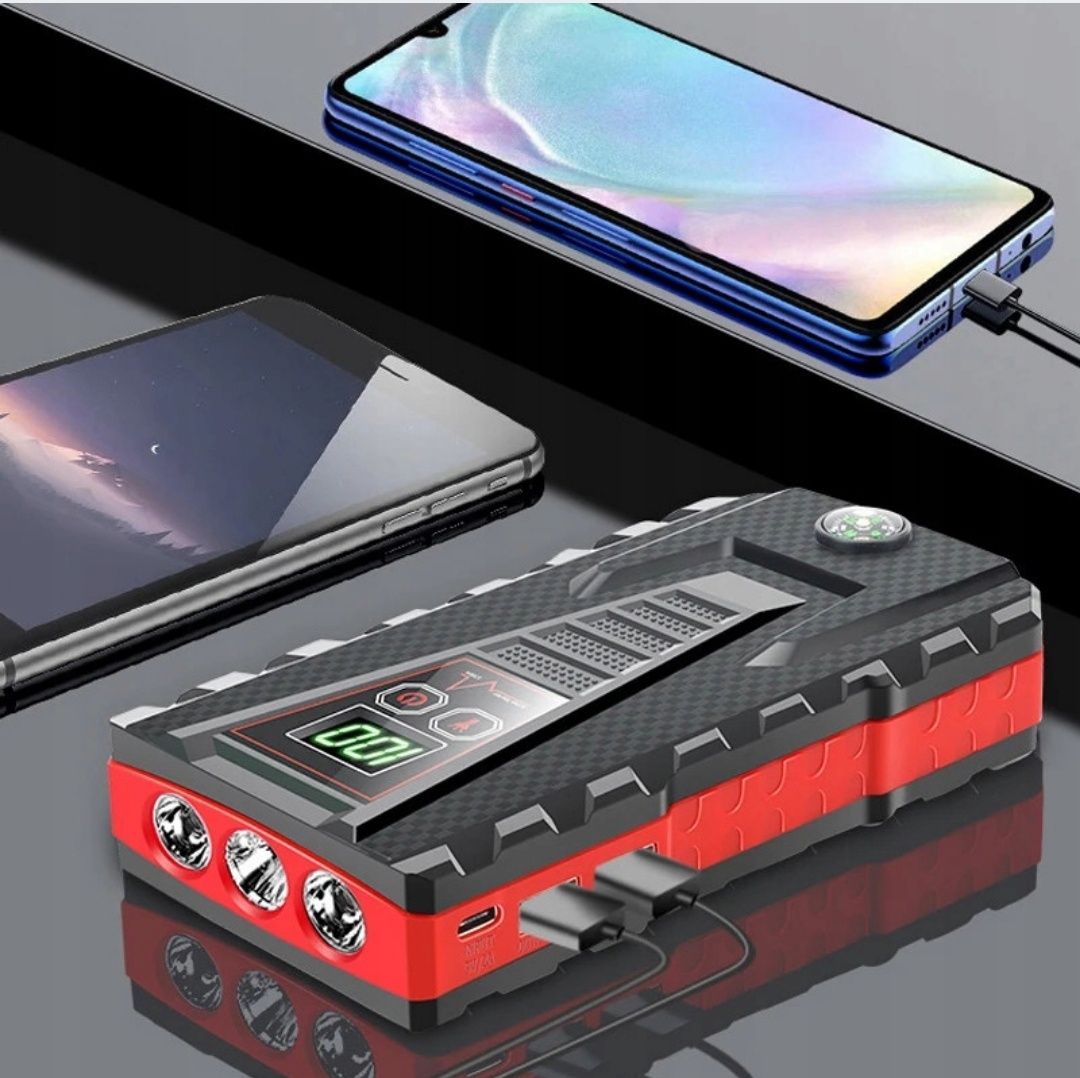 URZĄDZENIE ROZRUCHOWE jump starter Powerbank 12V car