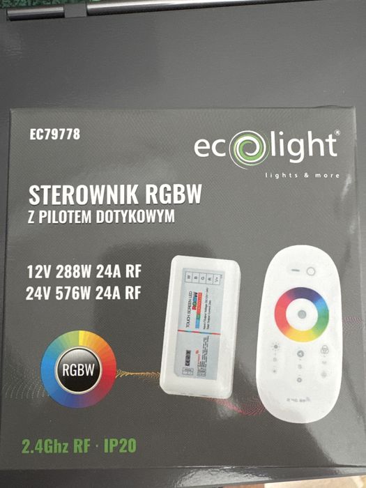 Sterownik rgbw z pilotem dotykowym