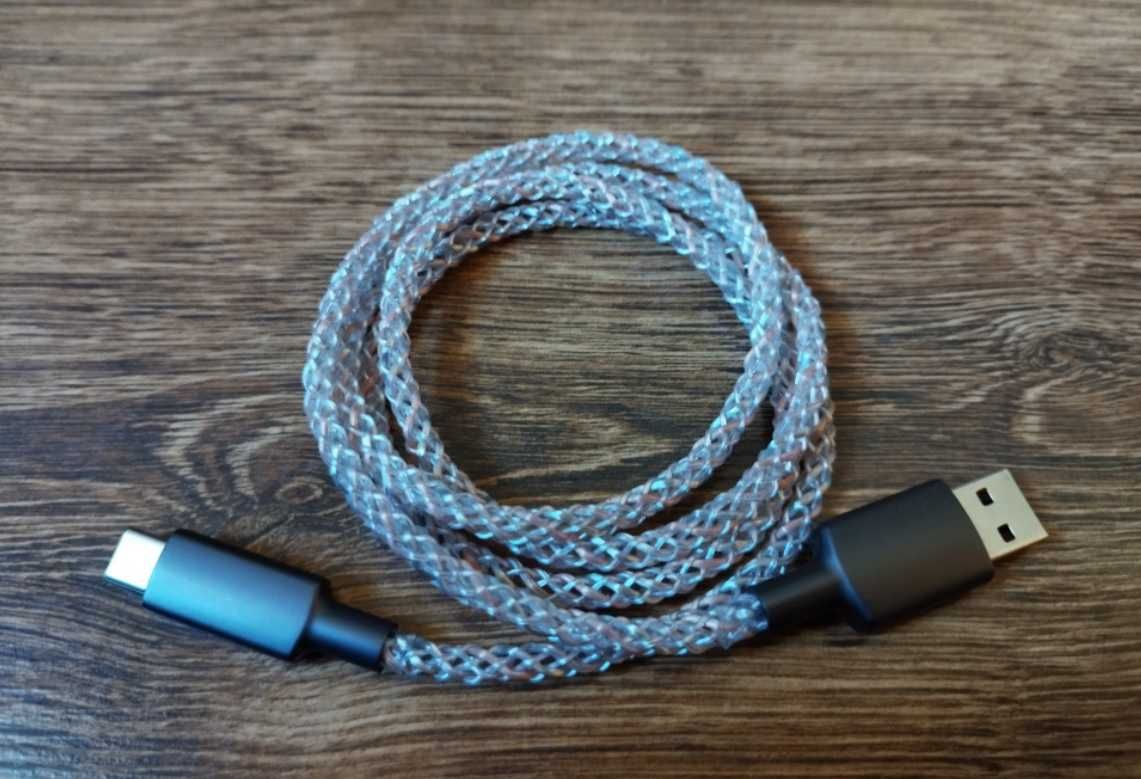 Kabel do telefonu tabletu USB-C RGB