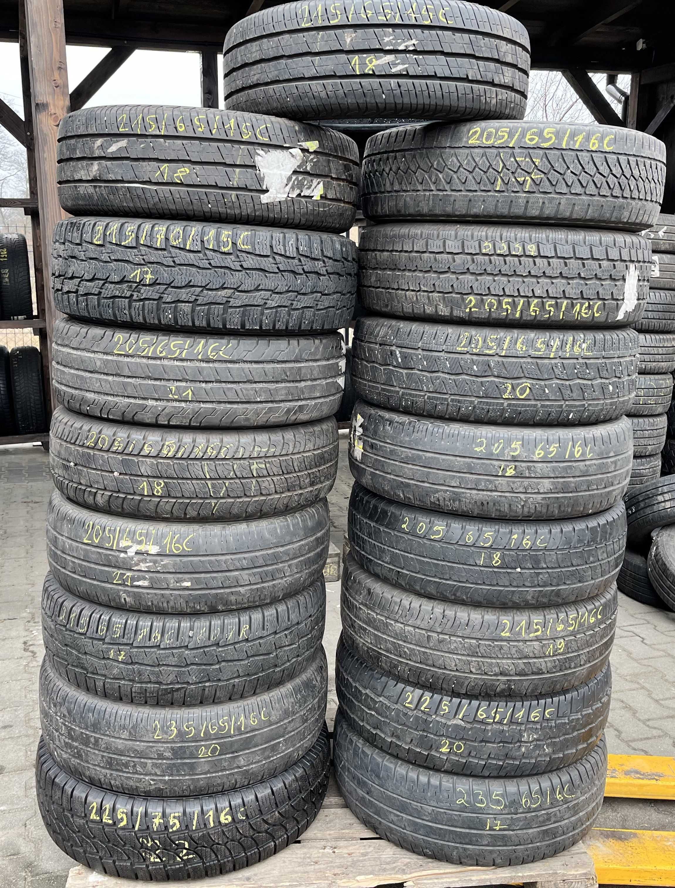 Opony dostawcze letnie i zimowe Michelin Goodyear Hankook Continental