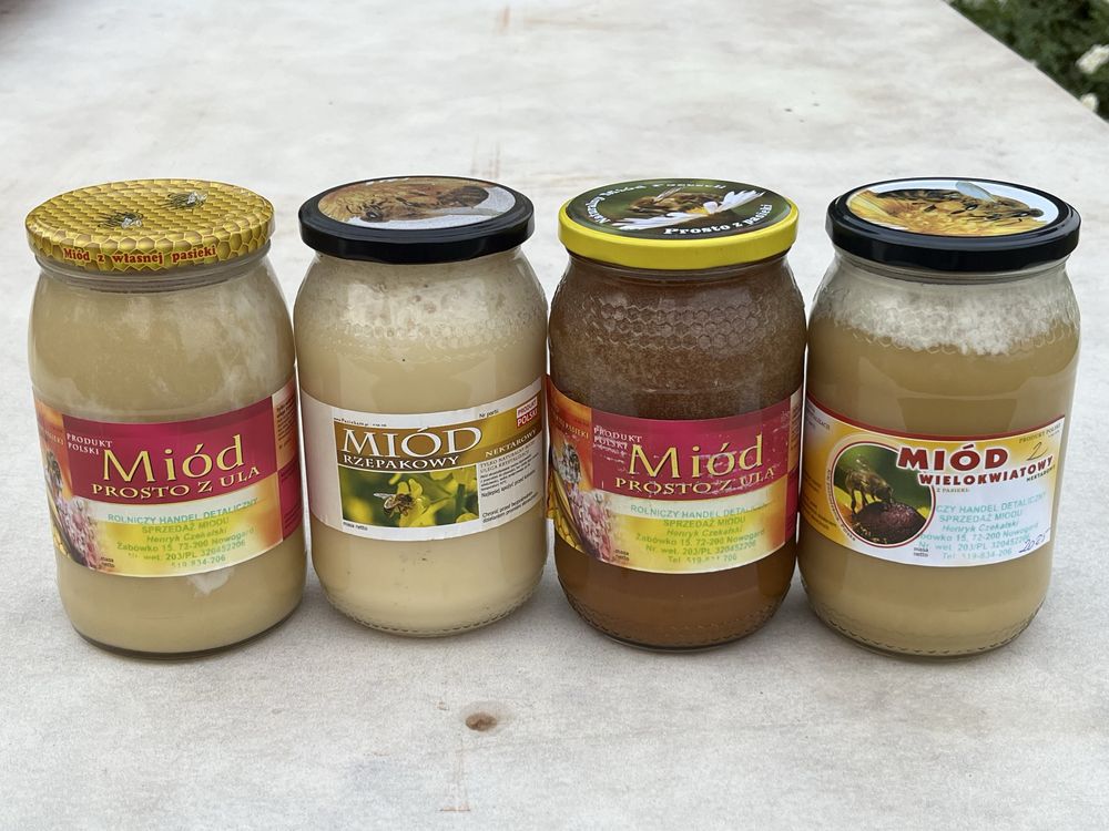 Miod z wlasnej pasieki