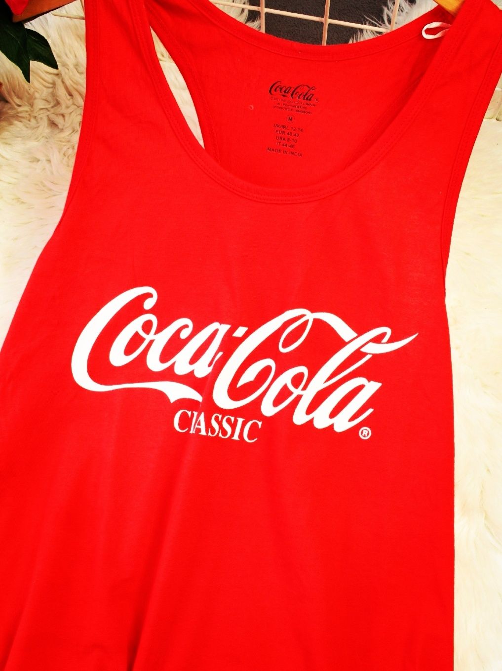 Koszulka na ramiączkach coca cola